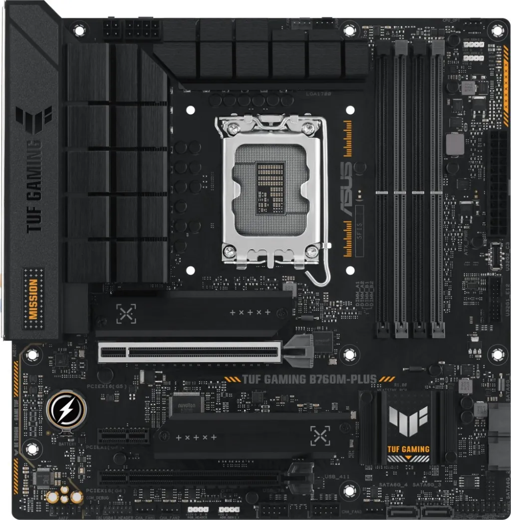 Pllakë Amë Asus TUF GAMING B760M-PLUS - 1