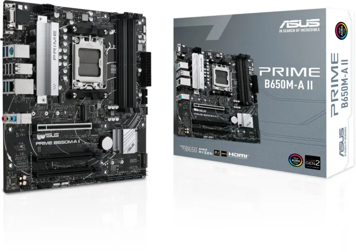 Pllakë amë ASUS PRIME B650M-A II - AMD B650 - 6