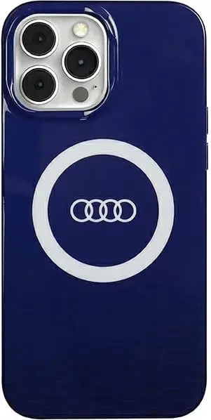 Mbështjellës Audi IML Big Logo MagSafe për iPhone 13 Pro Max, Blu