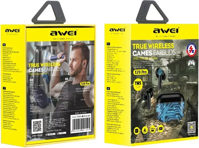 Kufje Me Bluetooth AWEI T29Pro (Gjelbërt) - 3
