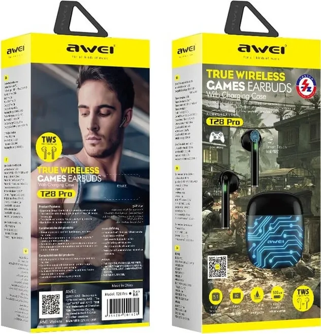 Kufje Me Bluetooth AWEI T28Pro (Gjelbërt) - 11