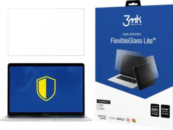 Mbrojtës ekrani 3MK FlexibleGlass Lite Apple MacBook Air 13 2020, xham hibrid, ultra i hollë, transparent