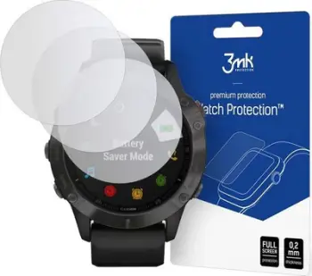 Xham mbrojtës 3MK për orë dore Garmin Fenix 5/6/6 Pro