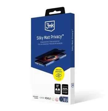 Folie mbrojtëse 3MK Silky Matte Privacy për OnePlus Nord 5 Nord 5G, mat, kundër shikimit anësor, transparente