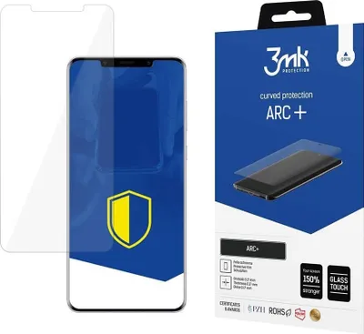 Fletë mbrojtëse ekrani 3MK ARC+, për Huawei Mate 50 Pro, transparente - 2