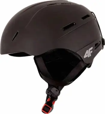 Helmetë skijimi fëmijë 4f, e zezë