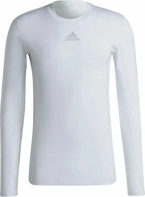 Maicë adidas TechFit Warm për Meshkuj, e Bardhë - 1
