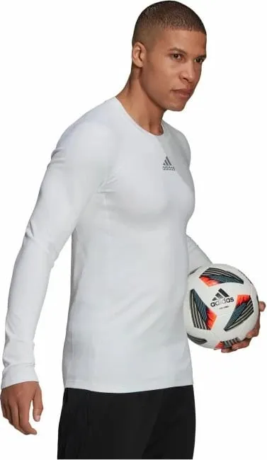 Maicë adidas TechFit Warm për Meshkuj, e Bardhë - 2