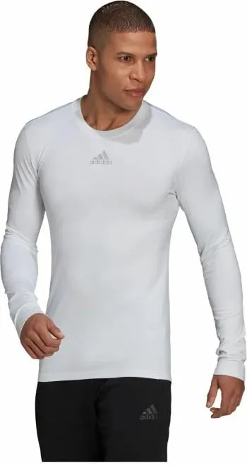 Maicë adidas TechFit Warm për Meshkuj, e Bardhë - 5