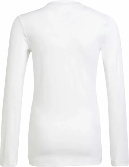 Maicë adidas Techfit për fëmijë, e bardhë - 2