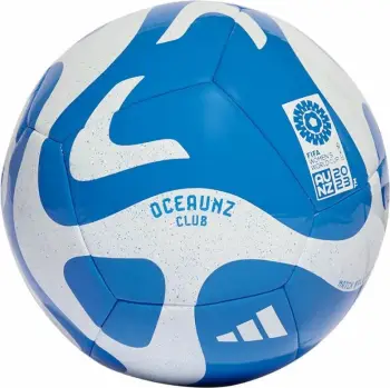 Top futbolli adidas, për të gjithë, blu dhe i bardhë