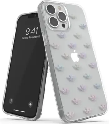 Mbështjellës Adidas OR SnapCase ENTRY për iPhone 13 Pro Max 6.7", shumëngjyrësh, transparent