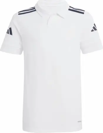 Maicë polo për fëmijë adidas, e bardhë