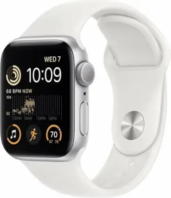 Apple Watch SE2 v3 GPS, 40mm, Silver Aluminum Case, S/M
