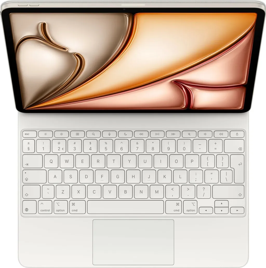 Tastierë Apple Magic Keyboard për iPad Air 13-inch M3, holandisht, e bardhë - 2
