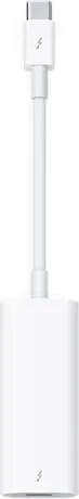 Adapter Apple MMEL2ZM/A USB-C (Thunderbolt 3) në Thunderbolt 2 bardhë - 1