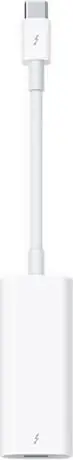 Adapter Apple MMEL2ZM/A USB-C (Thunderbolt 3) në Thunderbolt 2 bardhë