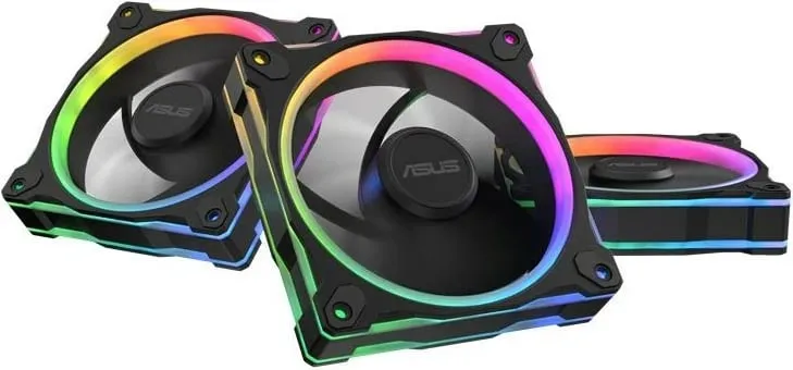 Set ventilatorë kasë ASUS Prime MR120 Fan ARGB Reverse, 12 cm, 3 copë, Zi - 1