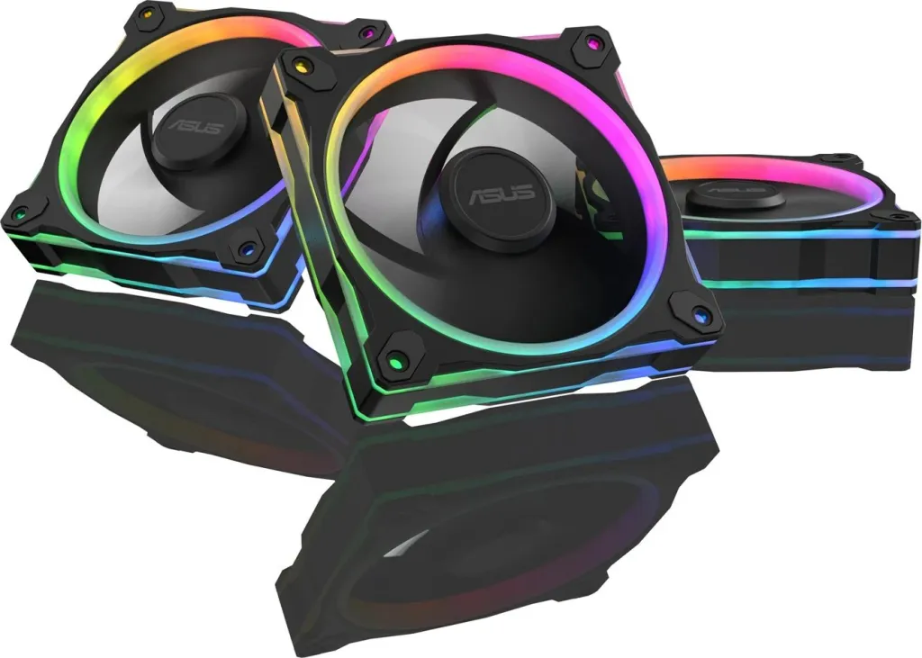 Set ventilatorë kasë ASUS Prime MR120 Fan ARGB Reverse, 12 cm, 3 copë, Zi - 2