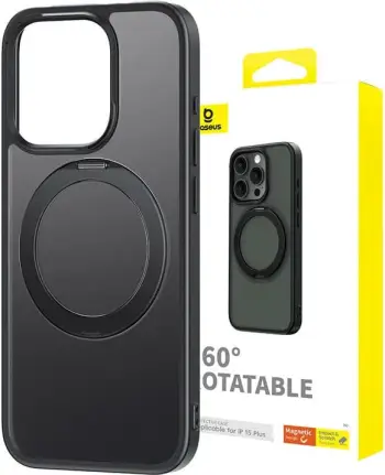 Mbështjellës magnetik për celular Baseus CyberLoop, për iPhone 15 Plus, i zi