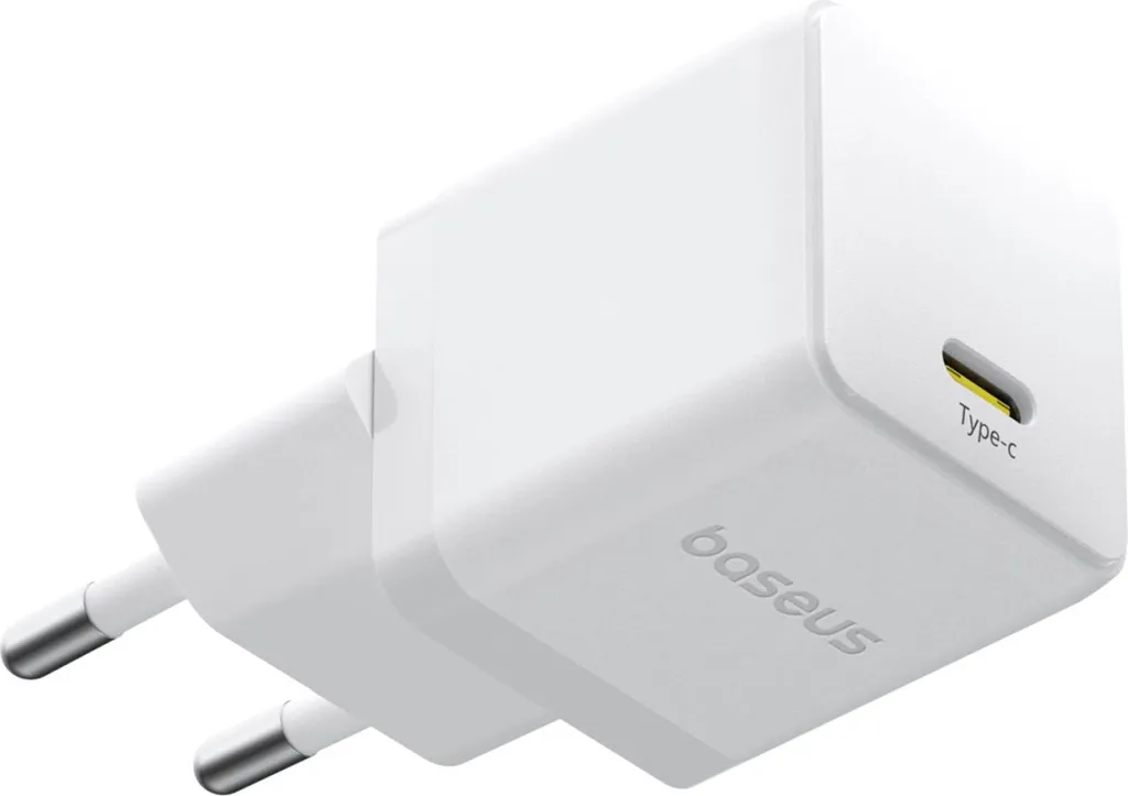 Karikues muri Baseus Palm 20W, USB-C, i bardhë - 2