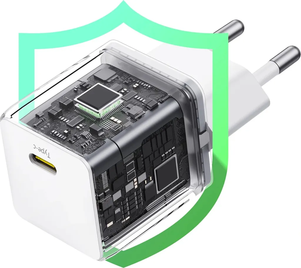 Karikues muri Baseus Palm 20W, USB-C, i bardhë - 13