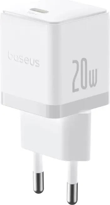 Karikues muri Baseus Palm 20W, USB-C, i bardhë