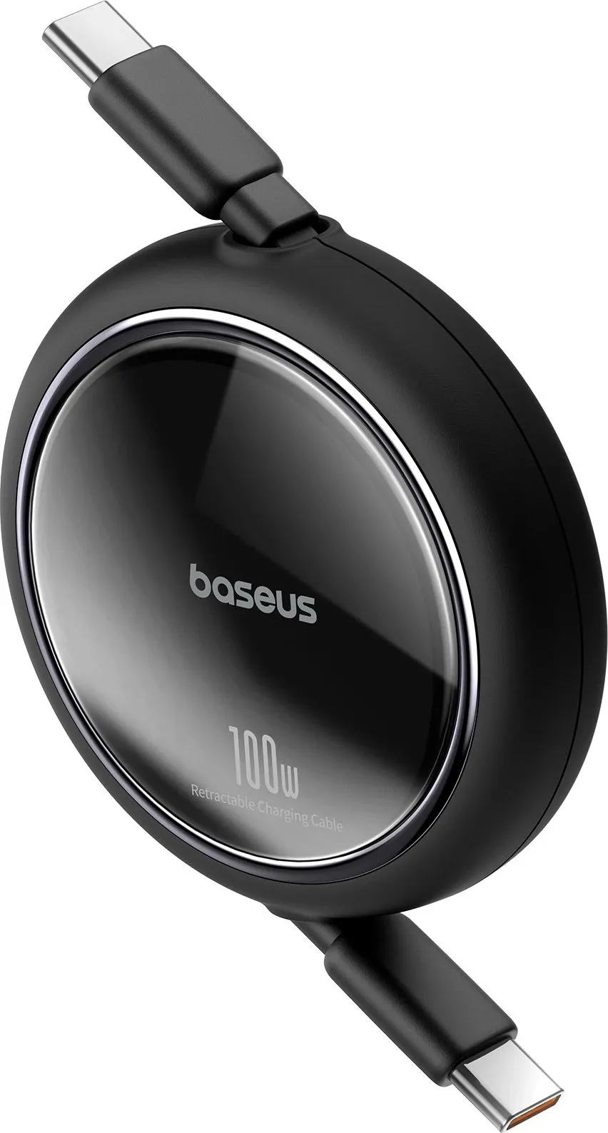 Kabllo USB-C në USB-C Baseus Free2Draw Mini 100W, 1m, e zezë - 2