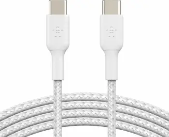 Kabllo USB-C Belkin CAB004BT1MWH2PK, 1 m, e bardhë