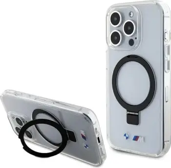 Mbështjellës BMW Ring Stand M Collection MagSafe për iPhone 15 Pro, Transparent