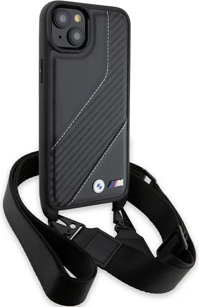 Mbështjellës BMW M Edition Carbon Stripe & Strap për iPhone 15/14/13, i zi - 3