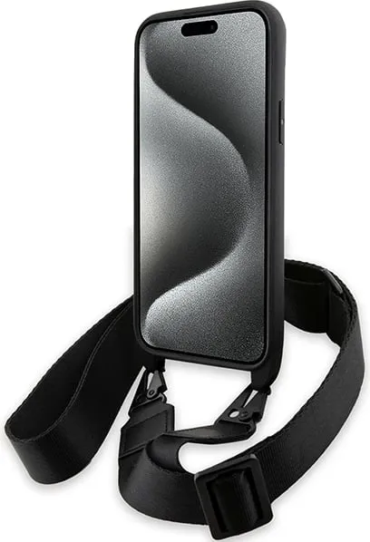 Mbështjellës BMW M Edition Carbon Stripe & Strap për iPhone 15/14/13, i zi - 4