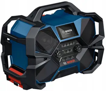 Radio kantieri Bosch Professional GPB 18VH-6 SRC, DAB+, Bluetooth, blu