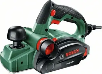 Planer elektrik Bosch PHO 2000, 680W, për dru, jeshil e zi