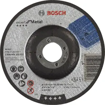 Disk prerës i drejtë Bosch, 150mm, për metal, gri
