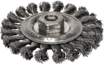 Furçë disk Bosch Heavy for Metal, 115mm, tel i përdredhur, për mulli këndi M14