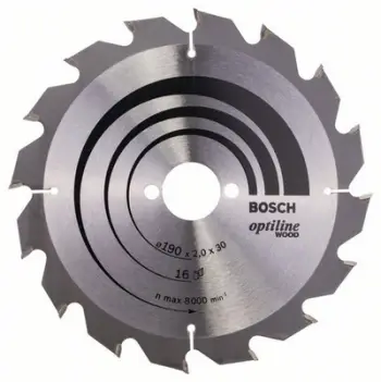 Teh sharre për dru Bosch Optiline, 190x30mm