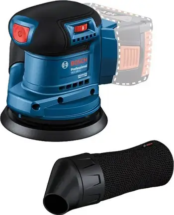 Lëmues orbital Bosch GEX 185-LI Professional, pa kabllo, 18V, blu