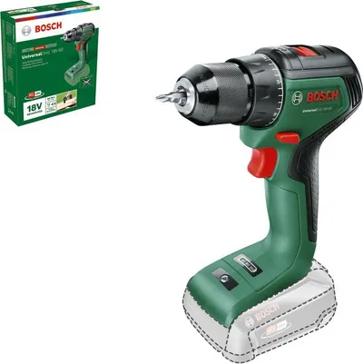 Makine shpimi Bosch UniversalDrill 18V-60, 18V, brushless, jeshile - 1