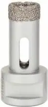 Freza rrethore diamant Bosch Diamond Hole Saw 20mm M14, 20mm, për pllaka, gri