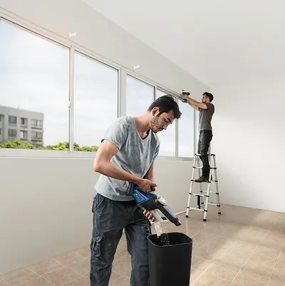Fshesë dore me korrent Bosch GAS 18V-1, e kaltër - 2