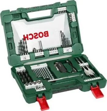 Set mjetesh Bosch V-Line 2607017191, 68 copë, me kuti transporti, jeshile