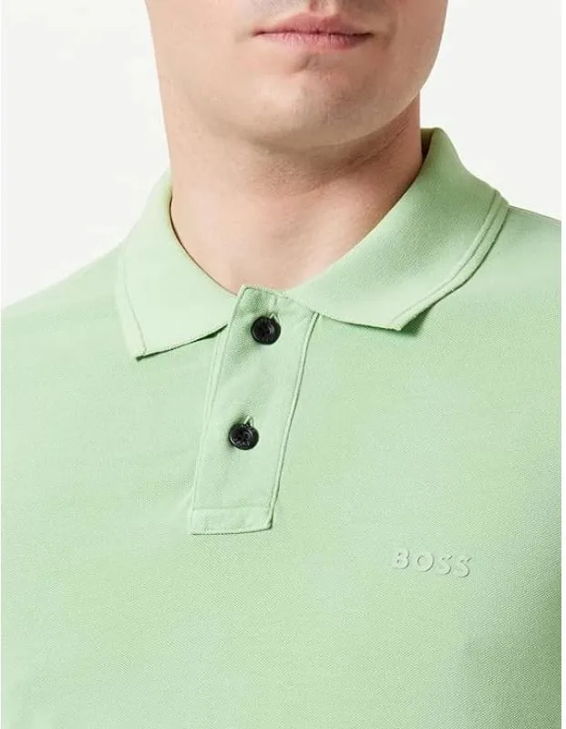 Maicë polo Boss meshkuj, e gjelbër - 3