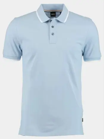 Maicë polo Boss për meshkuj, e kaltër
