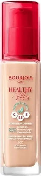 Fondatinë Bourjois Healthy Mix Clean Vegan Illuminating 50 Rose Ivory 30ml - 1