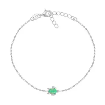 Byzylyk për femra Brilio Silver Turtle sBS3541, i argjendtë