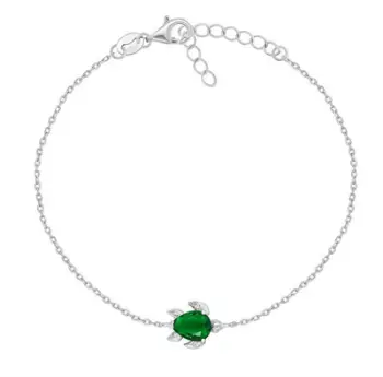 Byzylyk për femra Brilio Silver Turtle BRC122WG, i argjendtë