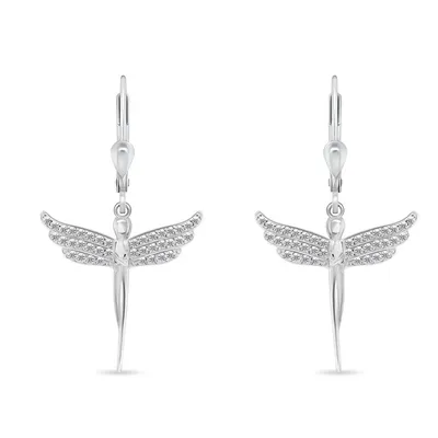 Vathë për femra Brilio Silver Angels EA947W, të argjendtë - 2