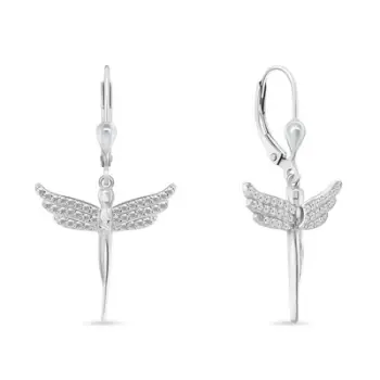 Vathë për femra Brilio Silver Angels EA947W, të argjendtë