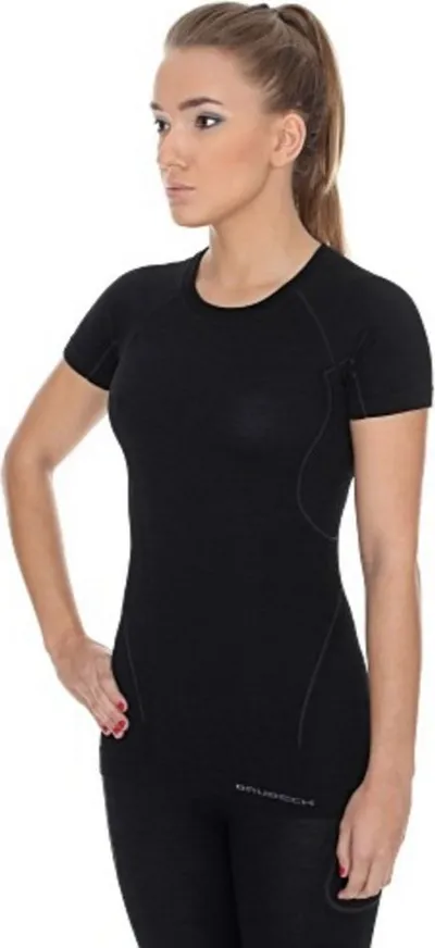 Maicë termoaktive për femra Brubeck Active SS11700, XL, e zezë - 3